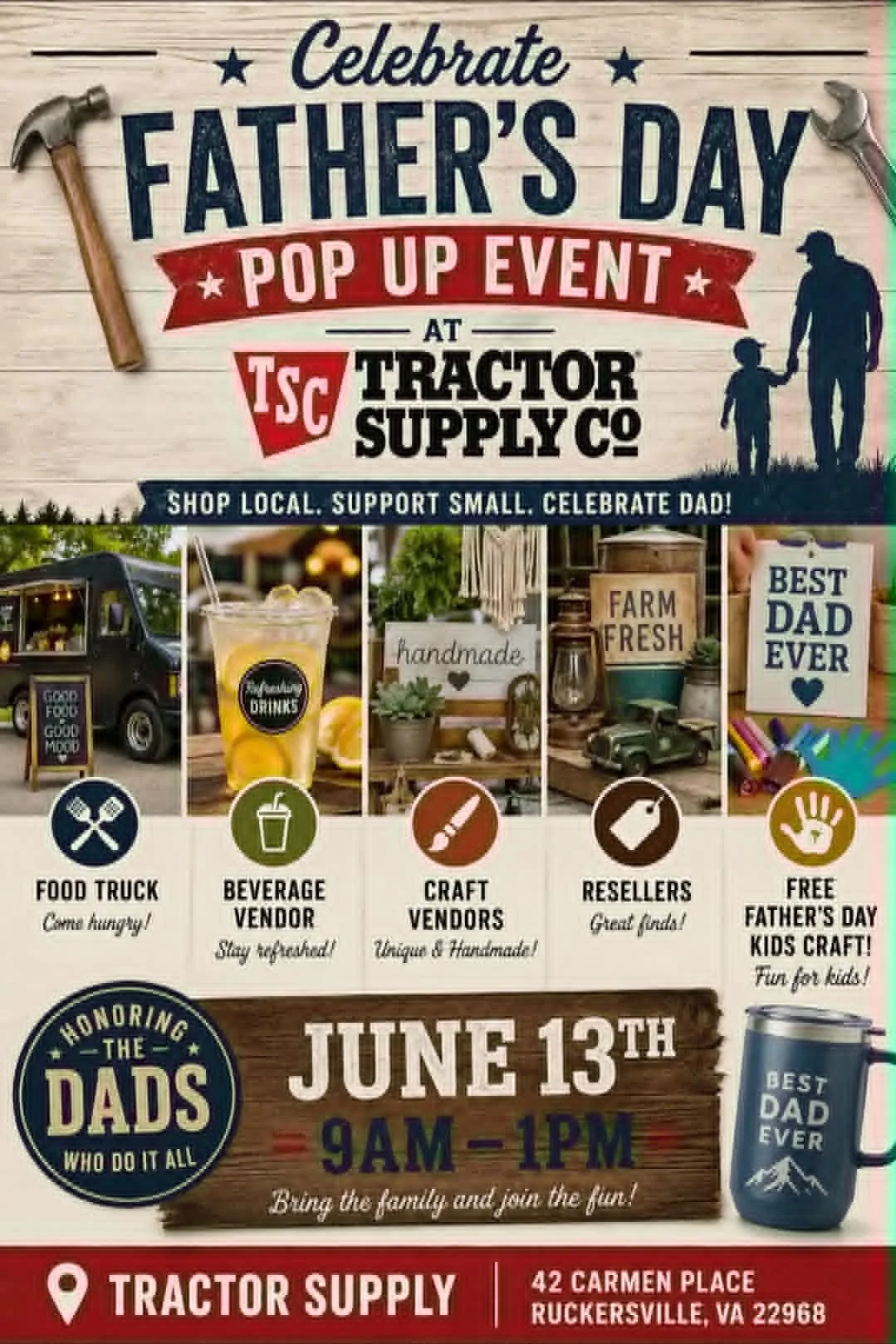 Father’s Day Pop-Up Event