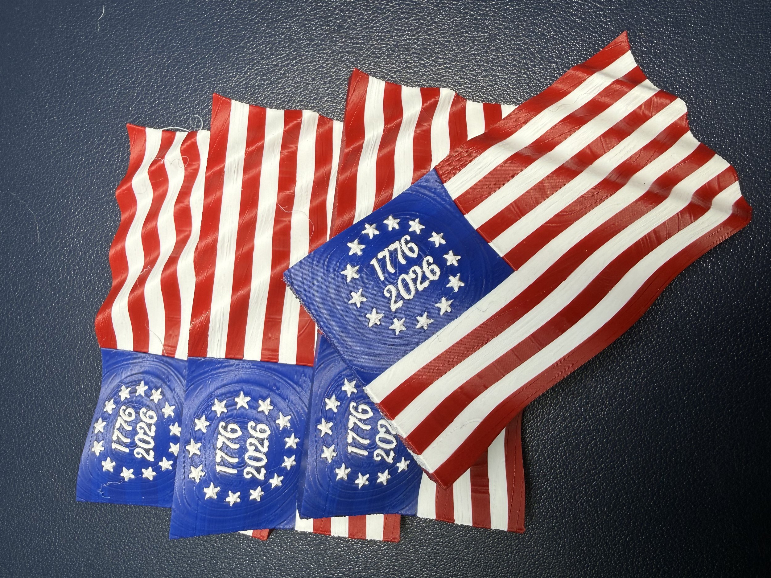 Patriotic American Flag Magnet