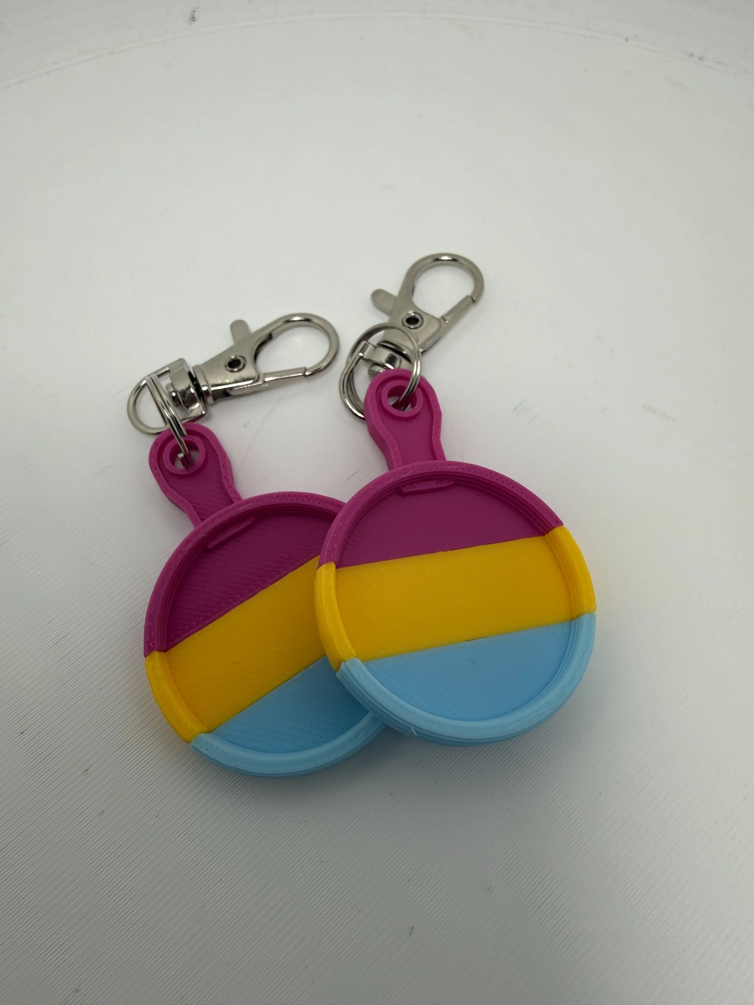 Pansexual Pride Pan Keychain