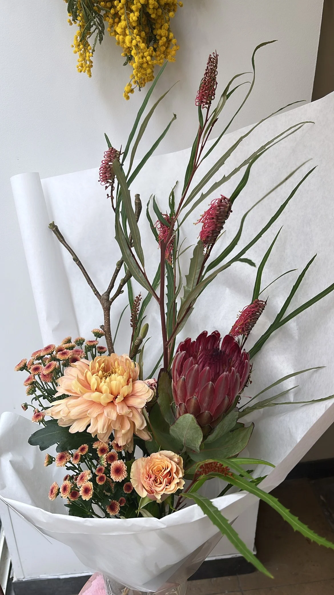 bouquet "formes et lignes"