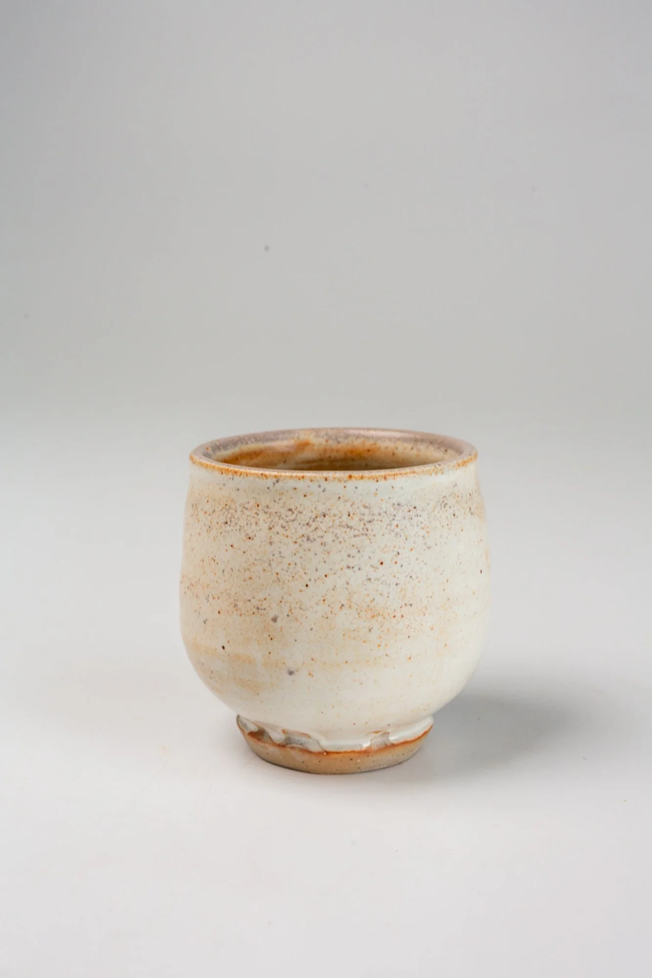 YUNOMI  |  wood-fired stoneware, flashing slip, shino