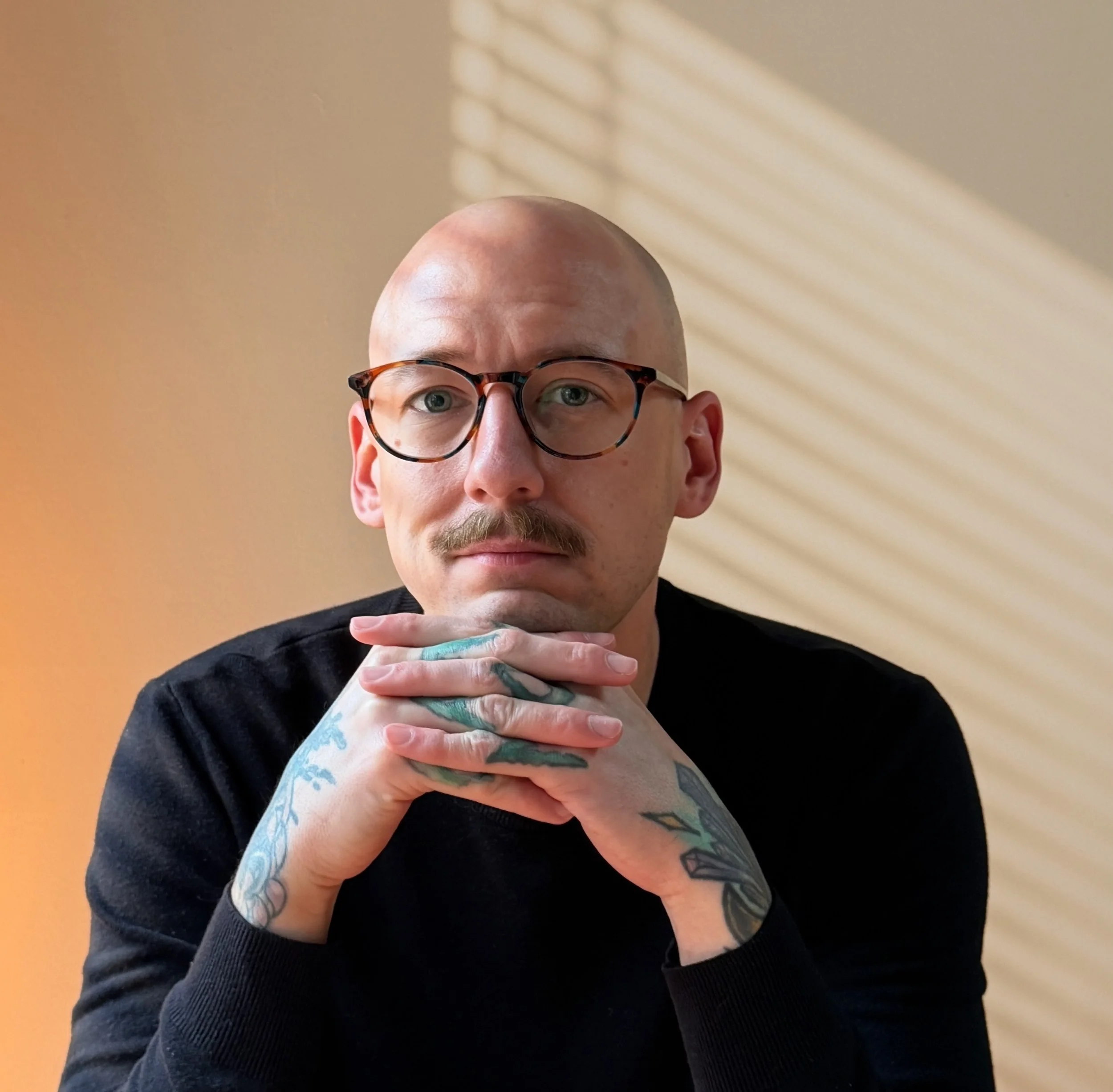 Portrait of Daniel Karl Nennig, psychotherapist.
