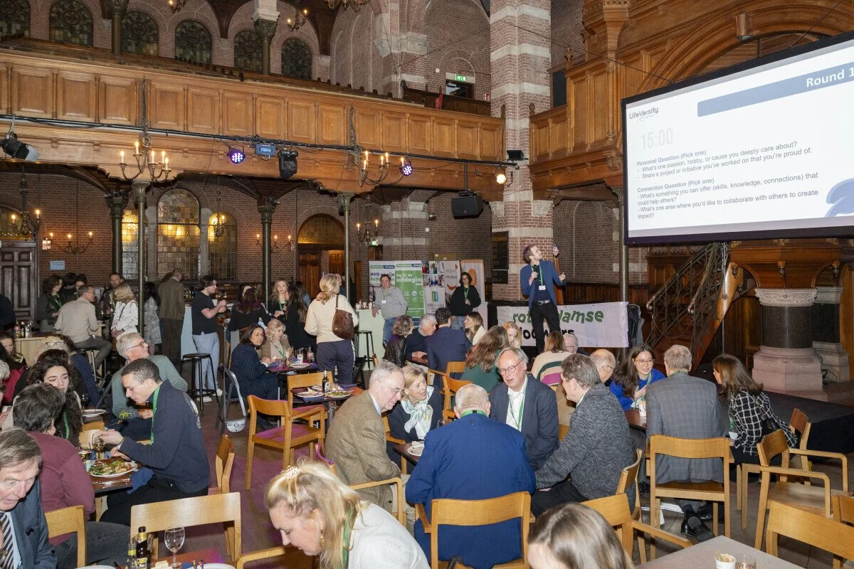 Guests at an impact event hosted by LifeVersity