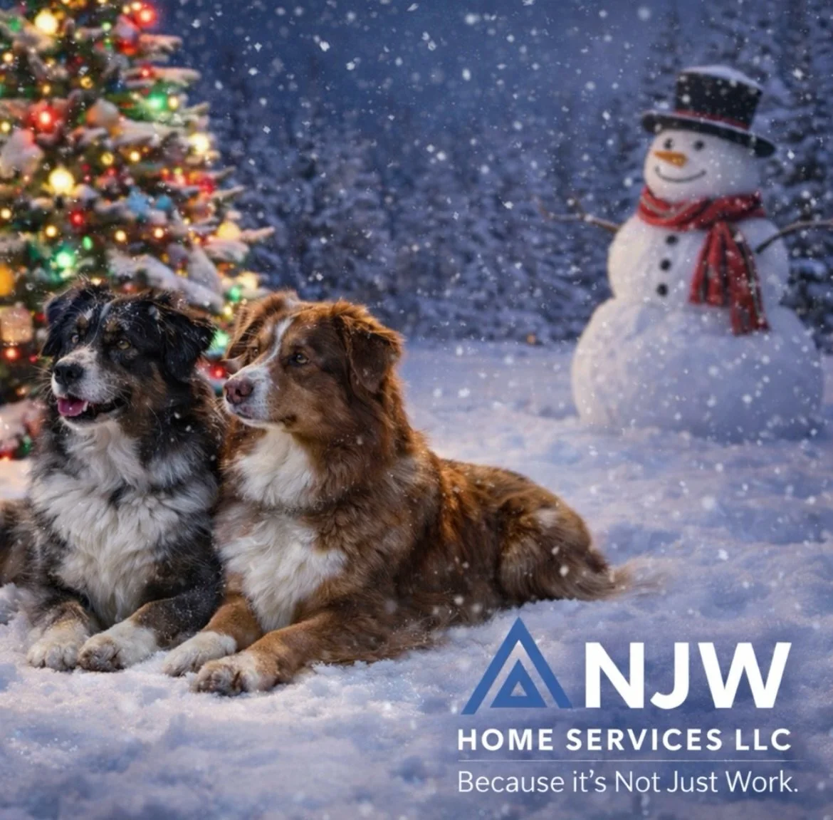Warm homes. Happy pups. Holiday cheer. ❄️🎄 
Because it&rsquo;s Not Just Work.