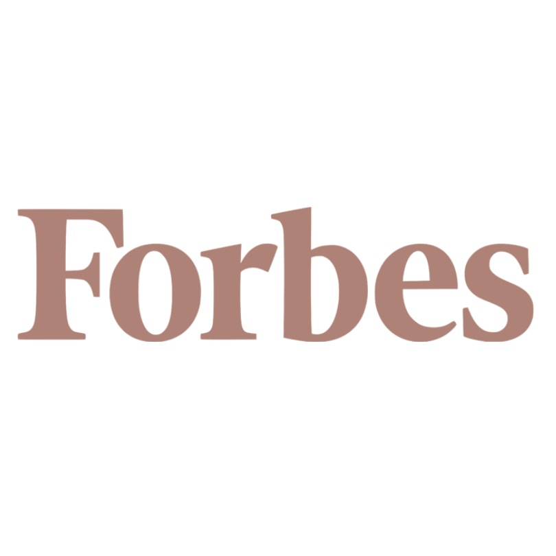 Forbes logo in brown text.