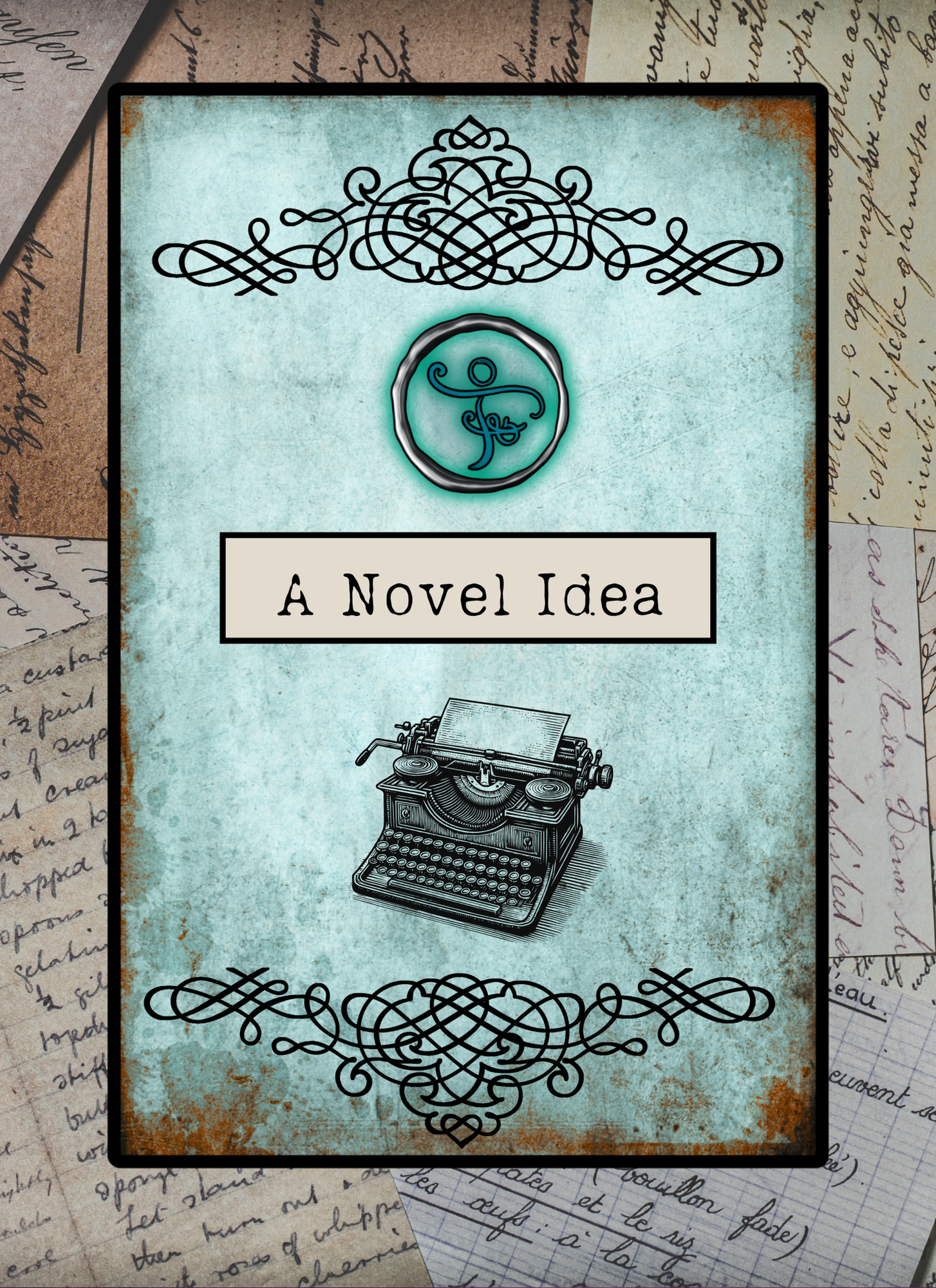 Inked & Feral Novel Planner- Teal