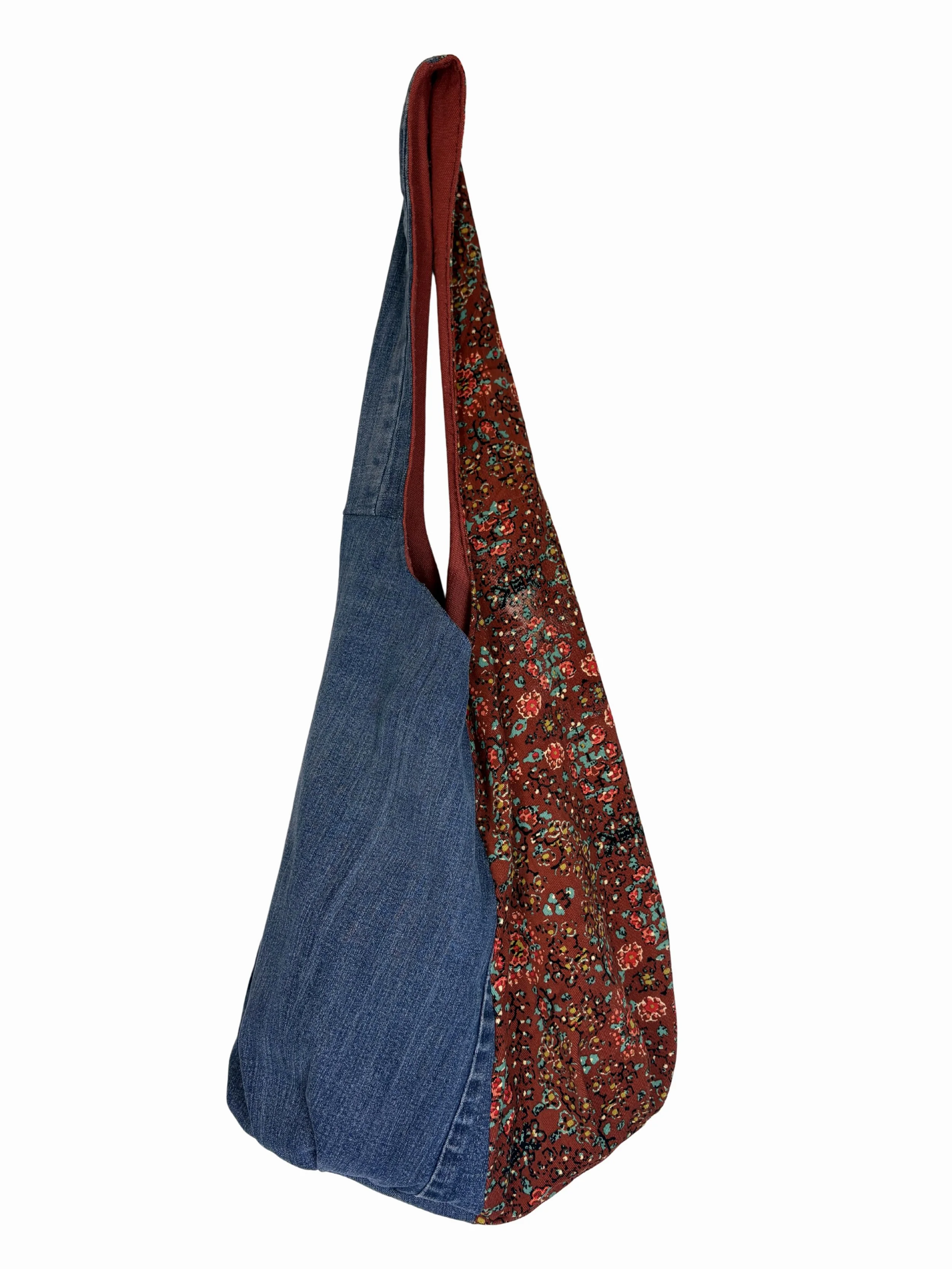 Denim | Paisley Boho Bag