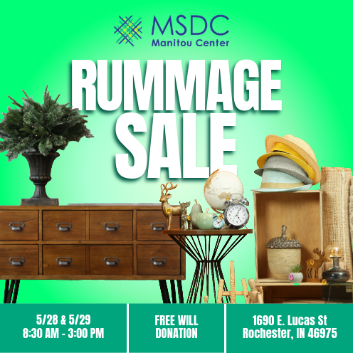 Manitou Center Rummage Sale Fundraiser