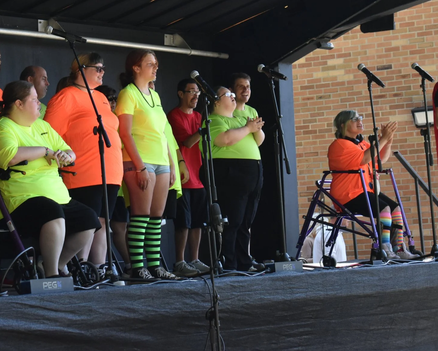 Fire Choir at Blueberry Festival