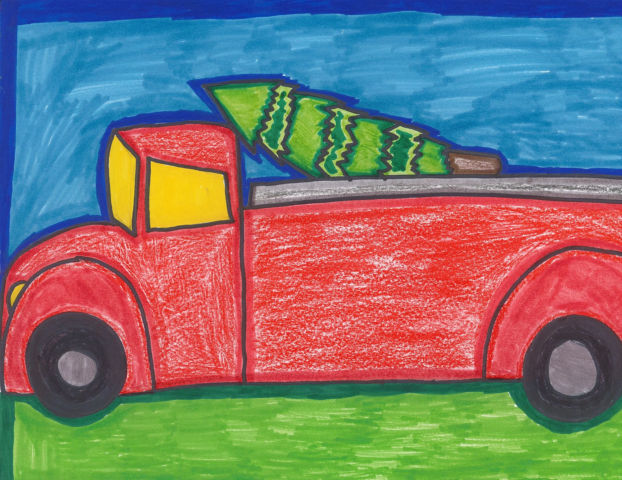 Stephanie M. Christmas Truck (Single Card)