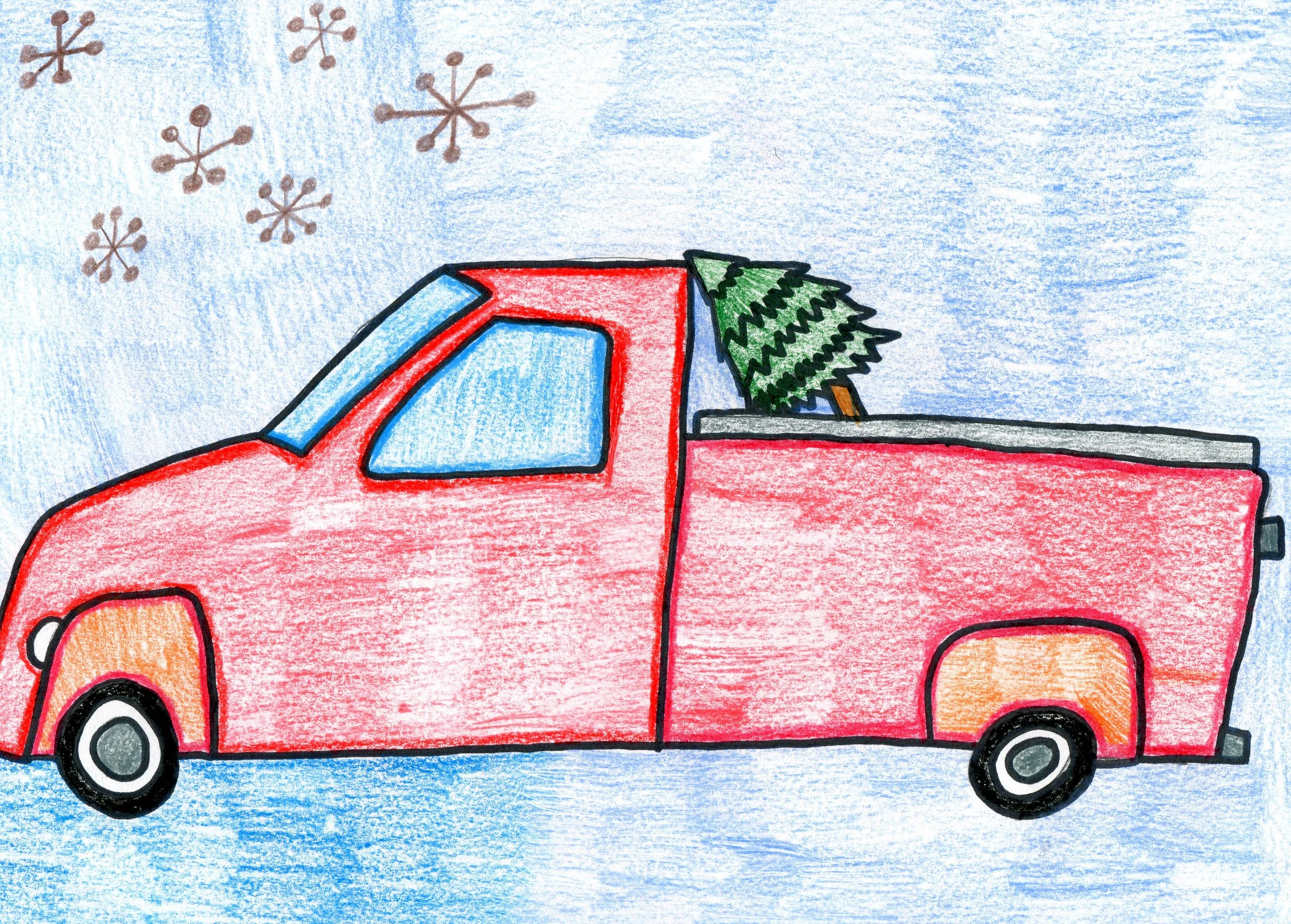 Cayle M. Christmas Truck (Single Card)