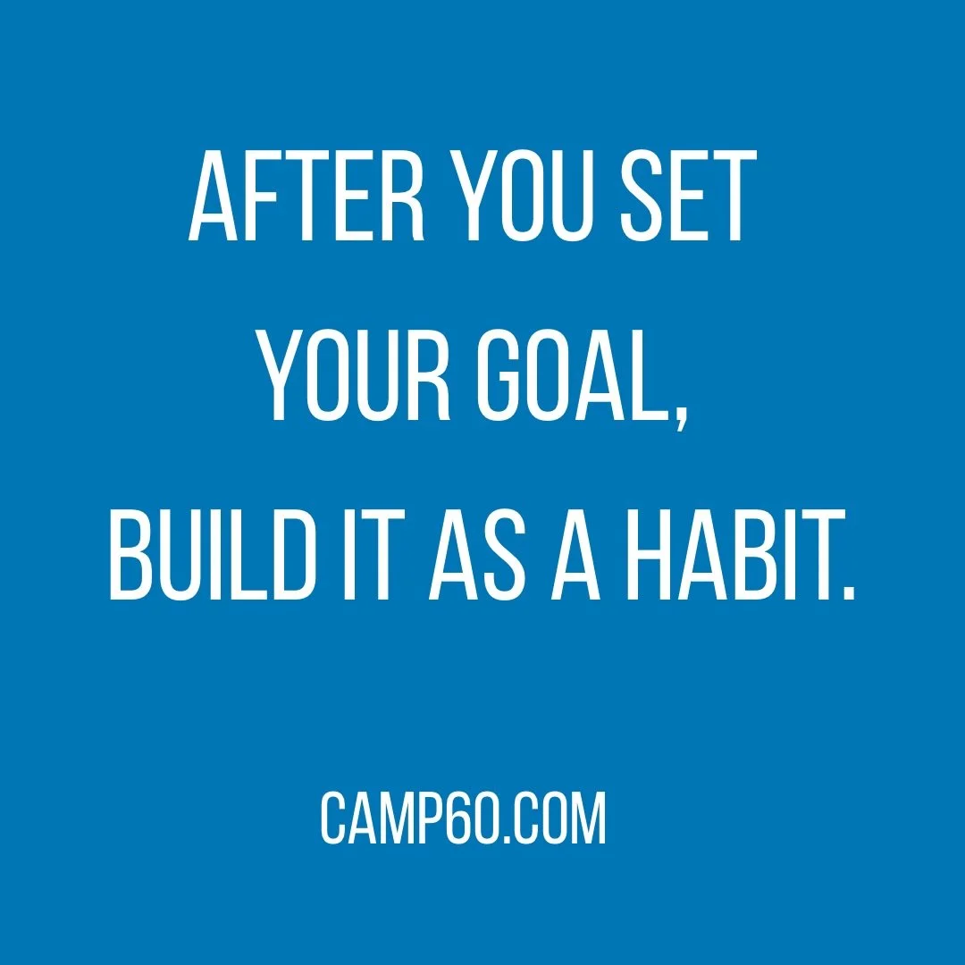 Your goals give you direction. Your habits get you there. Not once. Every single time.

Now accepting clients for 1-on-1 training and small group sessions. camp60.com

#palmharbor #northpinellas #tarponsprings #dunedin #palmharborhappenings