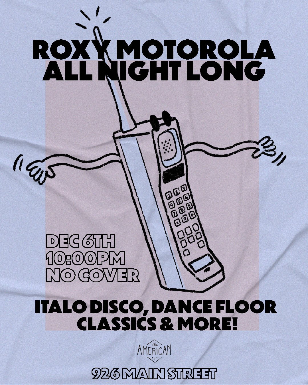 Good news, Vancouver. @roxymotorola will be joining us this Saturday night for a deep dive through her favourite dance floor classics, Italo Disco anthems, and other gems. $0 cover and drinks specials all night long. Get involved! 🪩