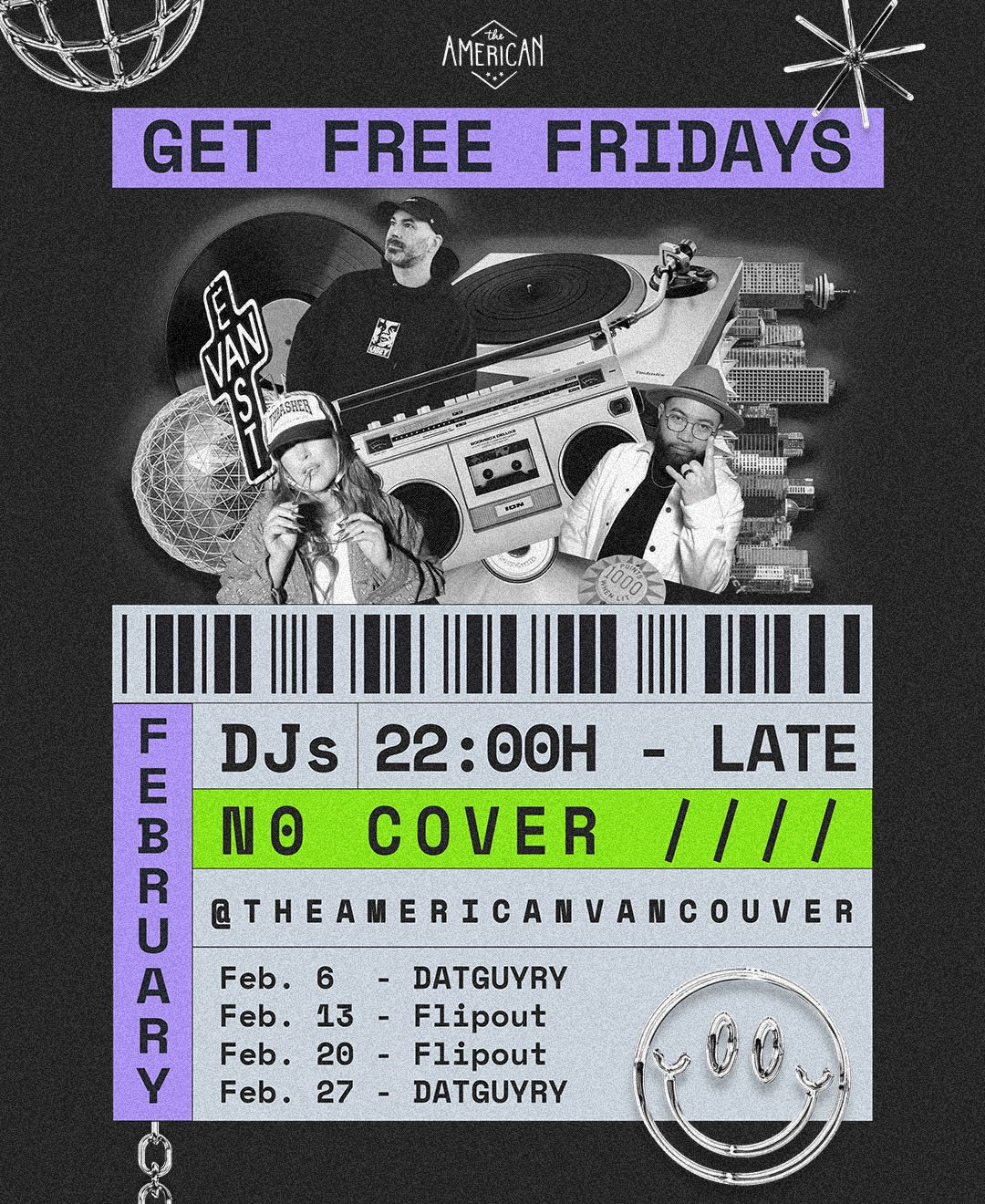 GET FREE: Friday DJs