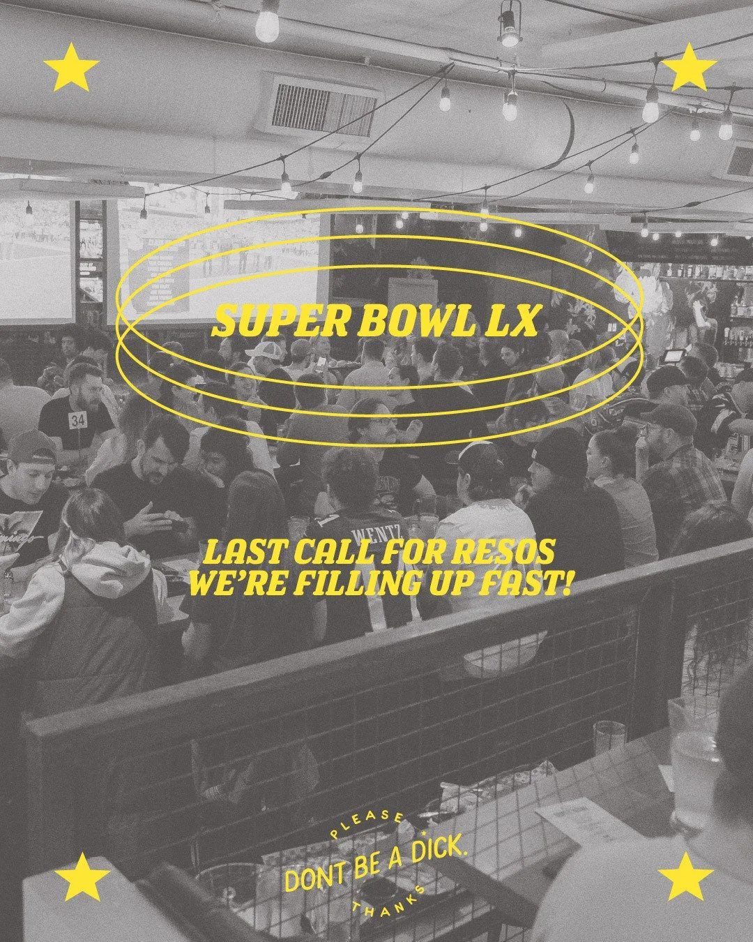 Don't say we didn't warn you! ⁠
Reservations and table packages for Super Bowl LX are going fast. ⁠We've got a full day of drink specials, giveaways and good times lined up. ⁠
⁠
Link in bio Vancouver! Get involved!