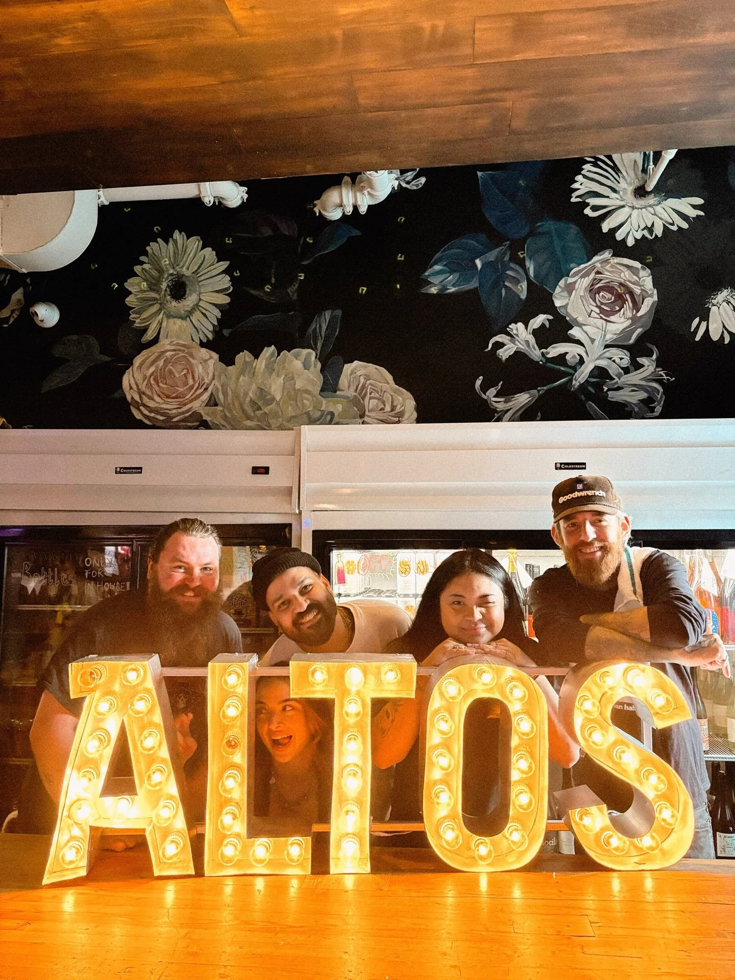 These sweeties (and all the rest) are the absolute best! And they absolutely deserve a much needed day off to drink at someone else&rsquo;s bar! In other words, we&rsquo;re closed today for a staff paaaaarty ❤️ 

You can wander up the hill to our sis