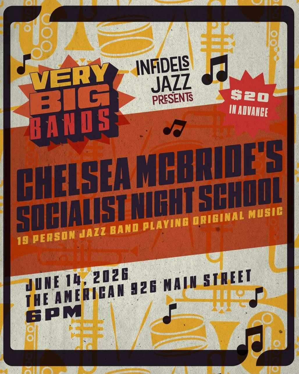 Very Big Bands : Chelsea McBride's Socialist Night School