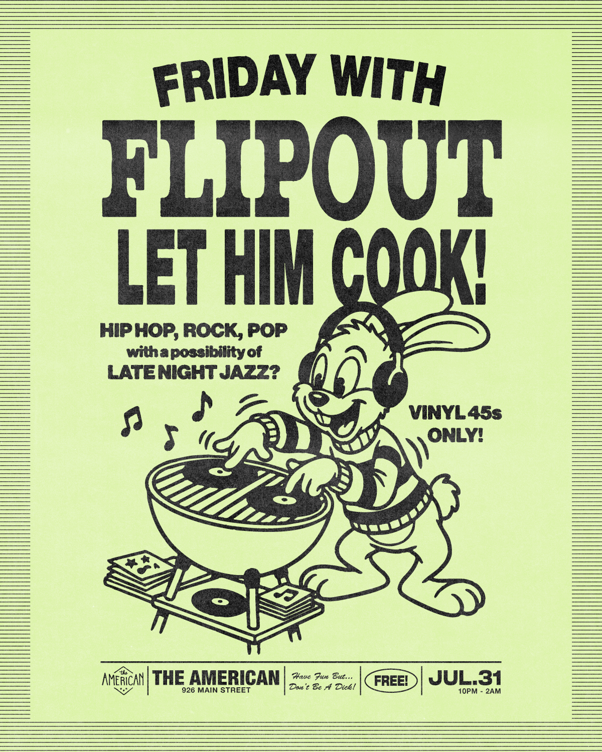Friday’s with Flipout: Let him cook! 