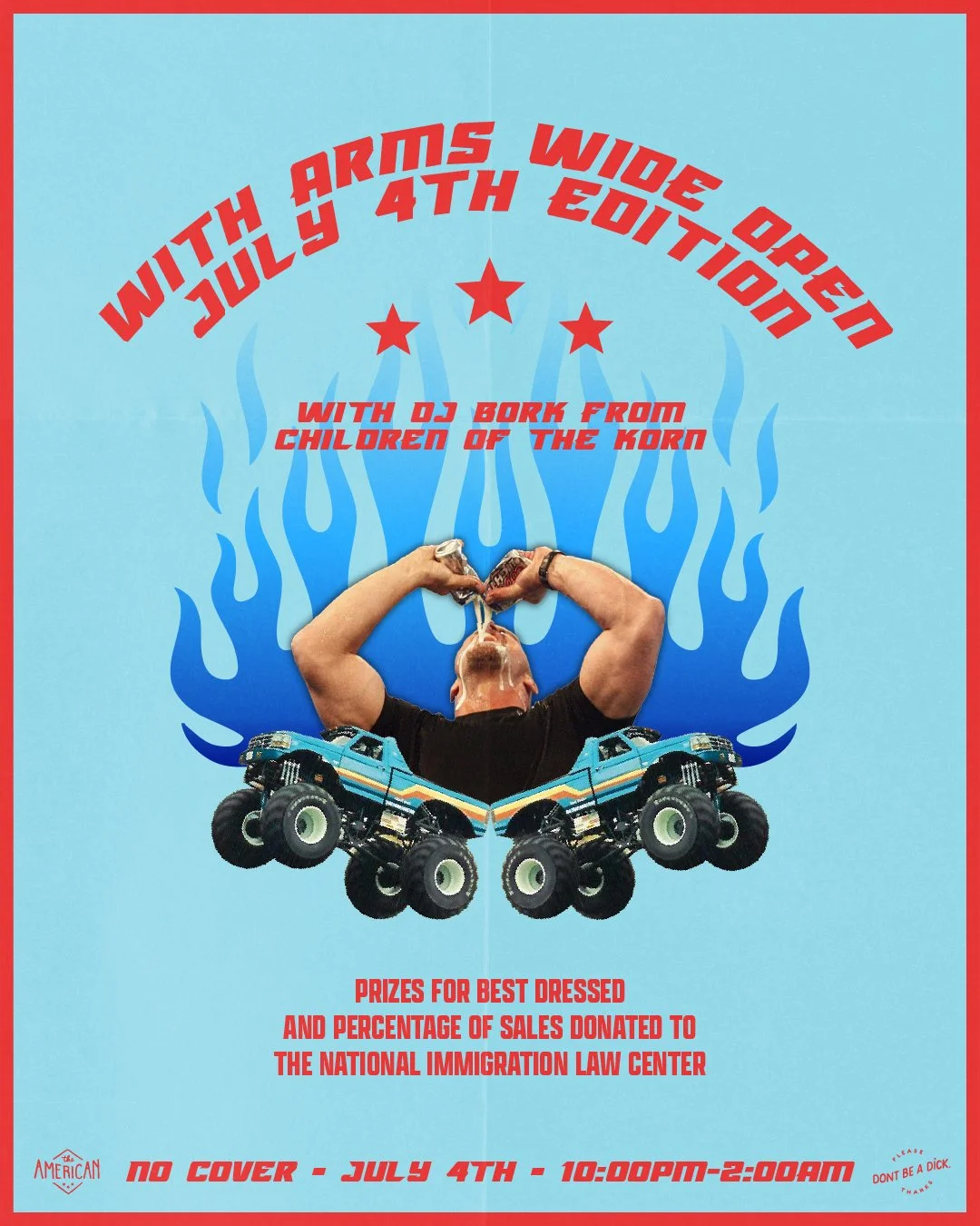 WITH ARMS WIDE OPEN JULY 4TH EDITION