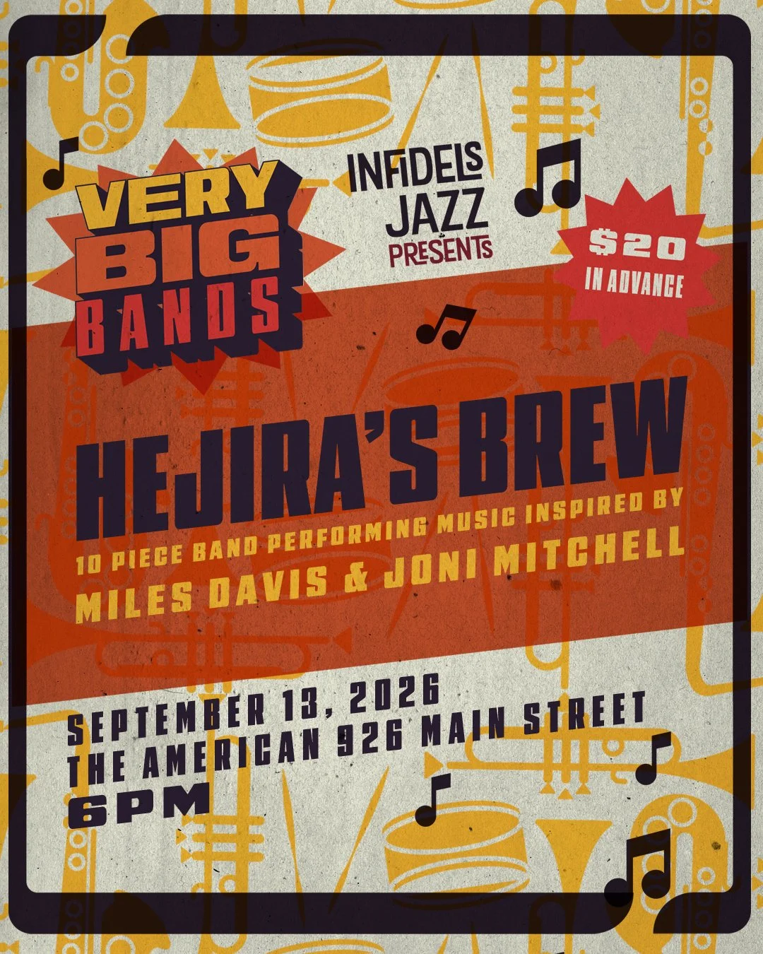 Infidels Jazz Presents Hejira's Brew