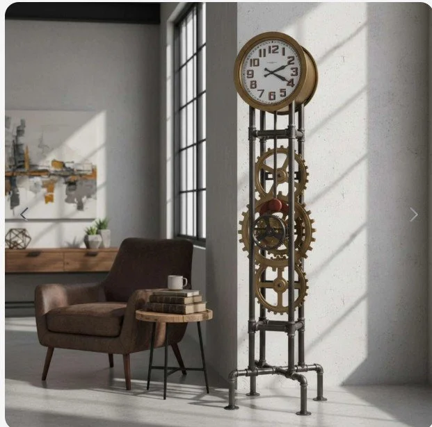 615118 Howard Miller Cogwheel Floor Clock