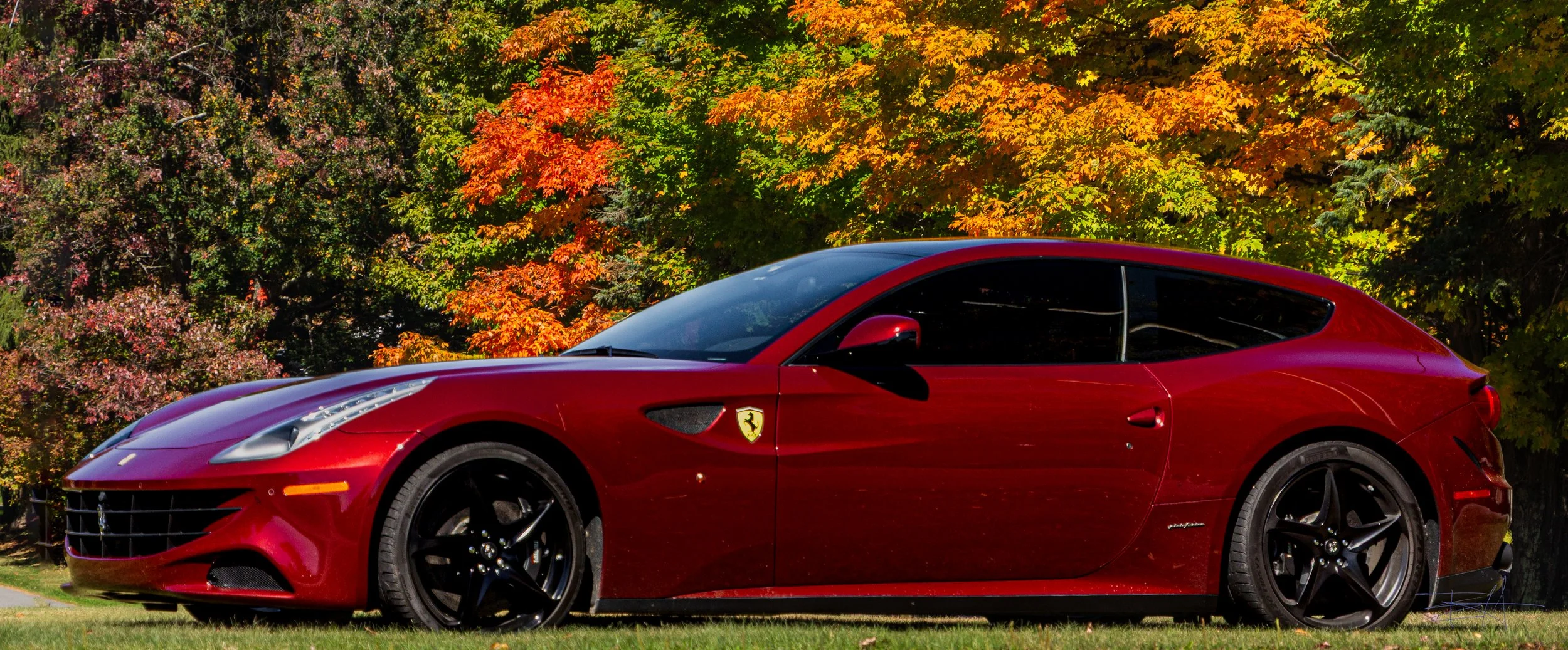 2012 Ferrari FF on Fall Road Trip