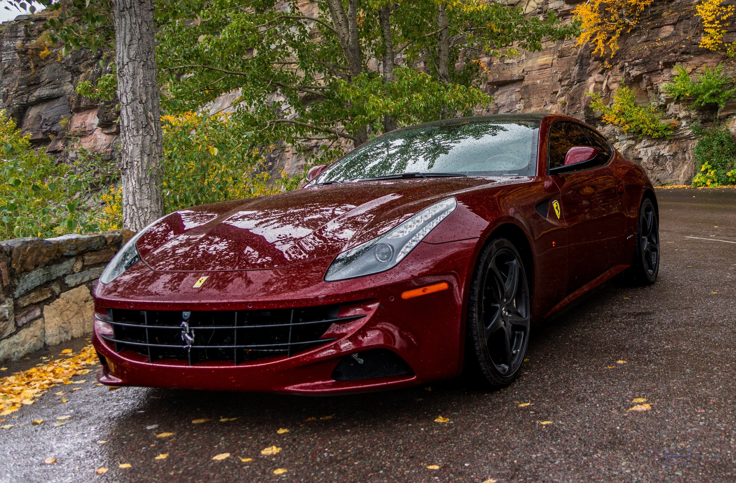 2012 Ferrari FF in Glacier National Park