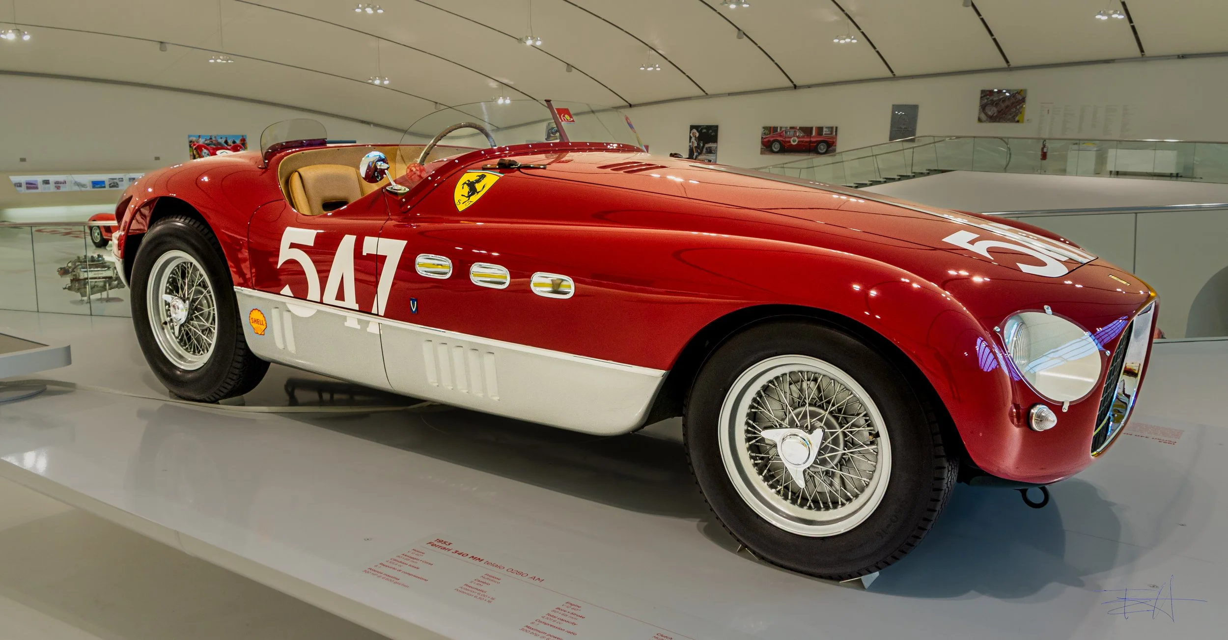 1953 Ferrari 340MM at Museo Casa Enzo Ferrari