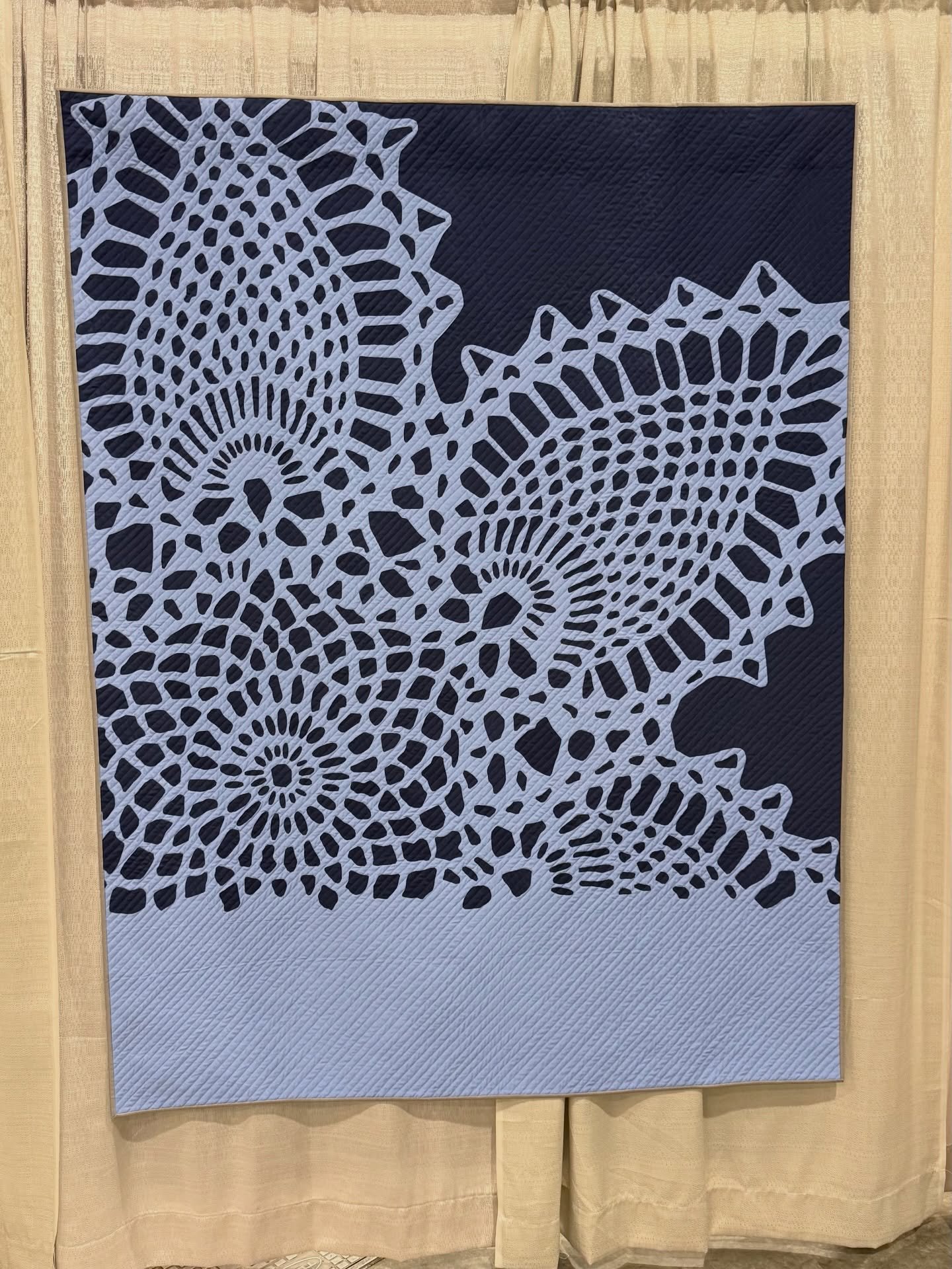 Part 2: #QuiltCon2026 selections from the show that caught my eye. *Not My Work*. I attempted to capture the artist statements for each following the quilt photo. Some include up close or backing photos. Enjoy!