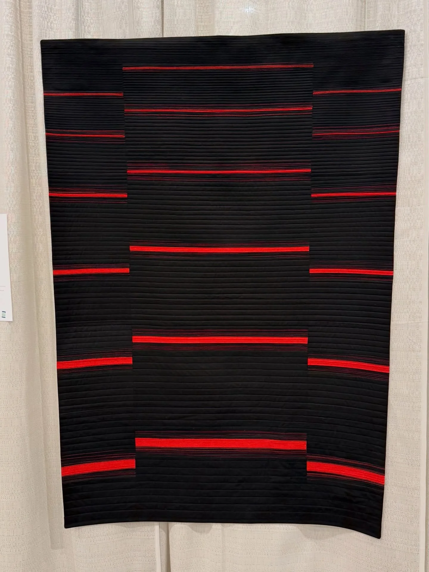 Part 7: #QuiltCon2026 selections from the show that caught my eye. *Not My Work*. I attempted to capture the artist statements for each following the quilt photo. Some include up close or backing photos. Enjoy!