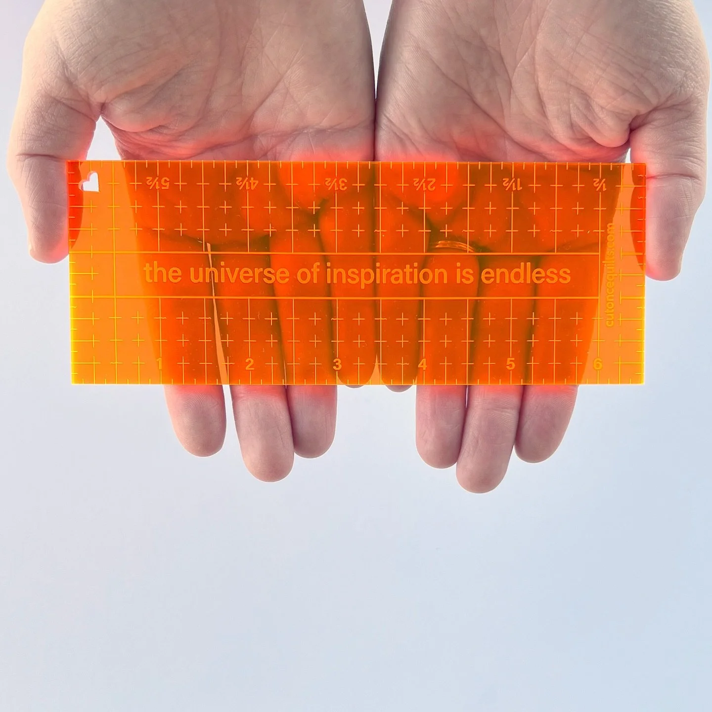 A good affirmation goes a long way while you're mid-project. I personally enjoy a gentle reminder. Cut Once Quilts partnered with nearly two dozen designers (me included) for Rulers of Affirmation. Head over to their website and purchase your ruler w