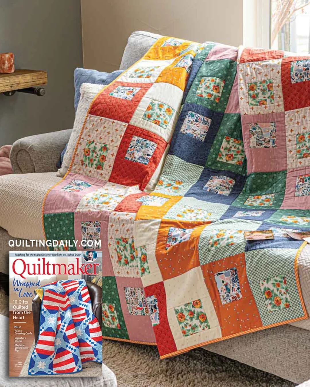 I am beyond thrilled to share that I am in Quiltmaker Magazine&rsquo;s Summer 2026 issue! In addition to a designer spotlight Q&amp;A, I designed an exclusive pattern for the issue to help capture cherished memories.

I love a memory quilt because it