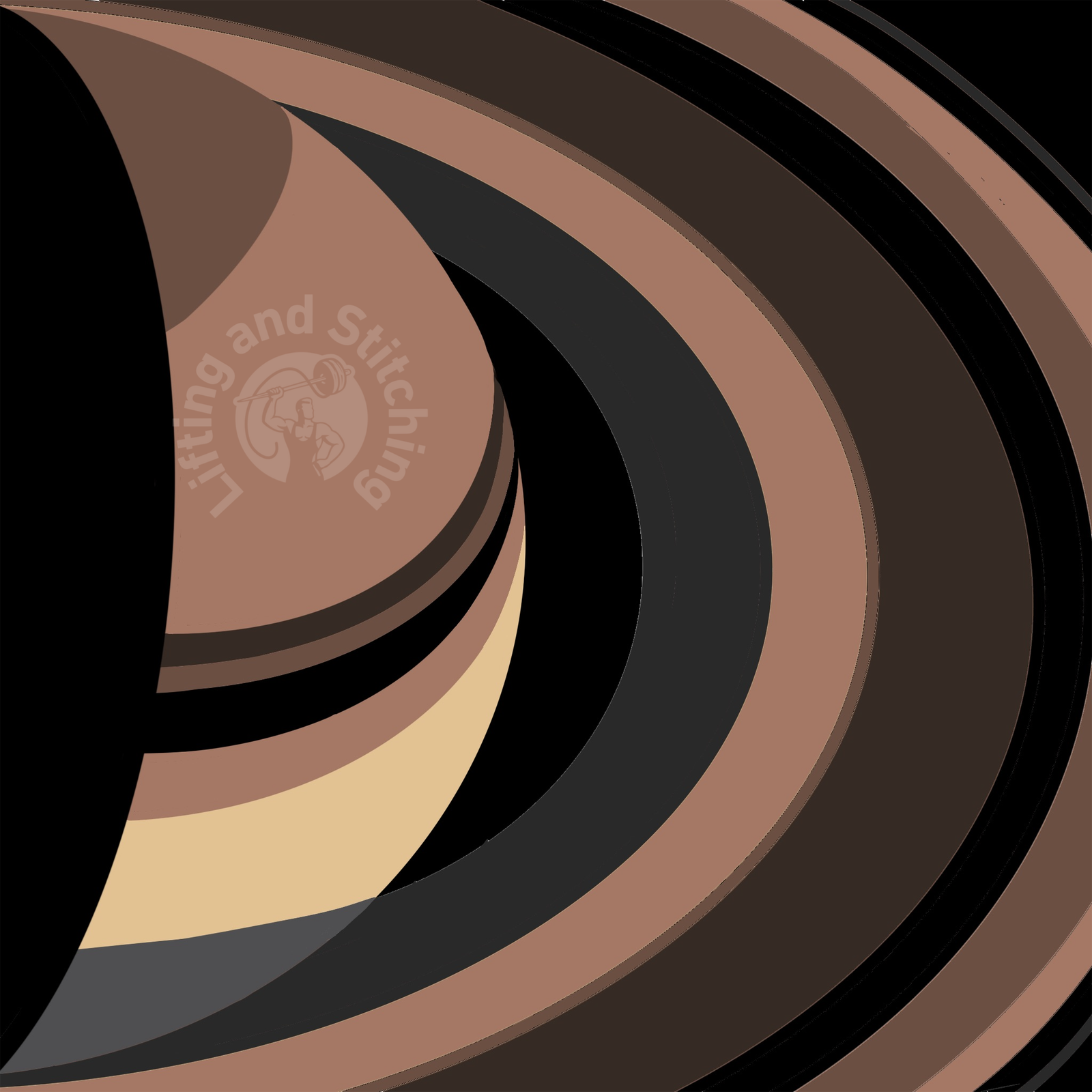 A digital sketch of Saturn using an array of brown and gray tones to capture the light, shadows and transparency of the rings.