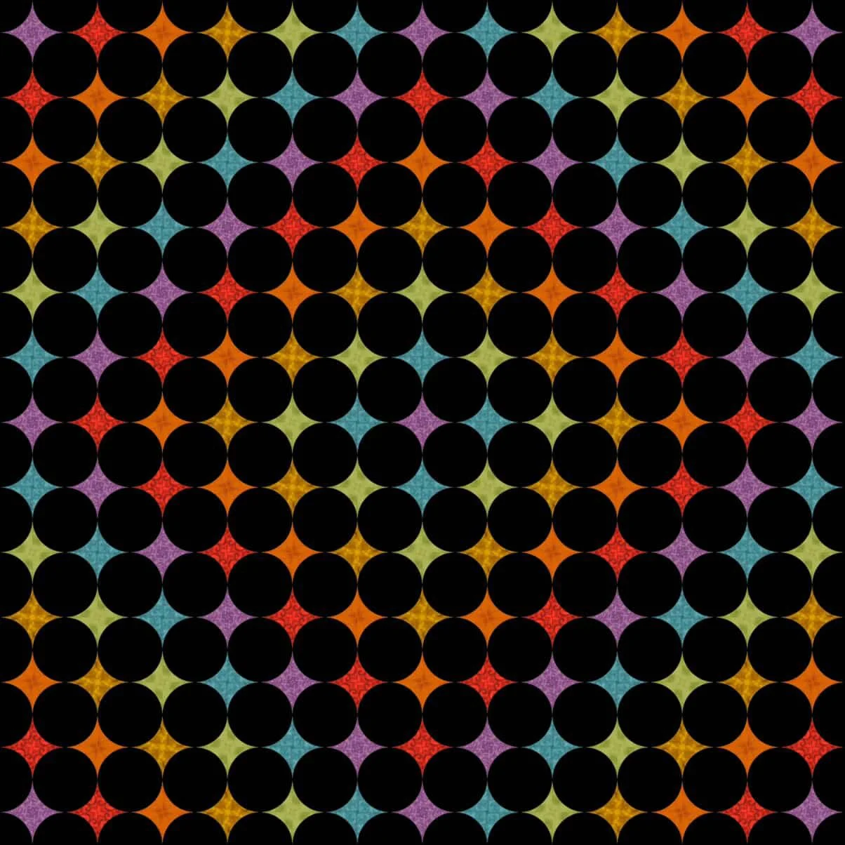 A digital mock up of Heather's quilt.