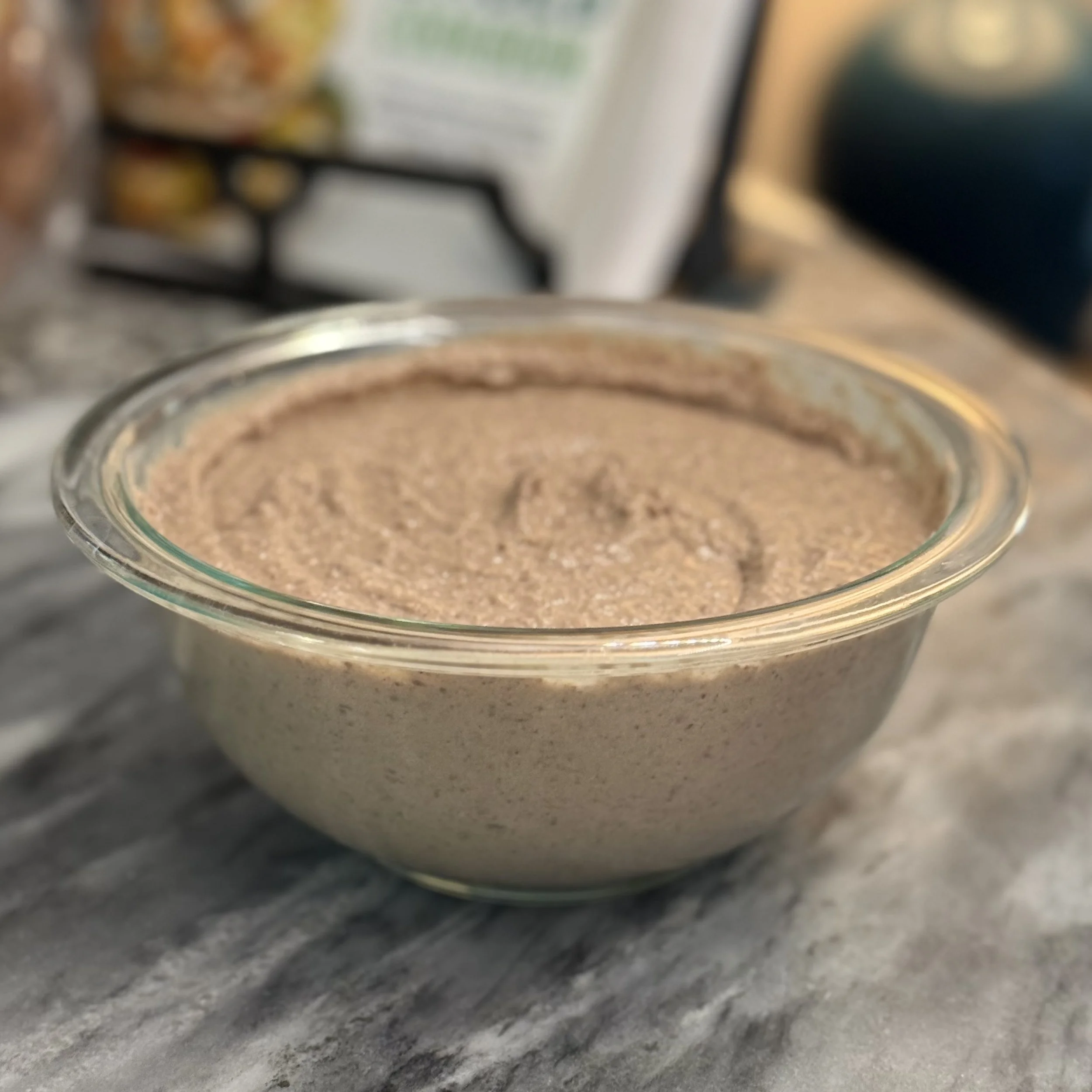 Homemade Chickpea and Black Bean Garlic Hummus