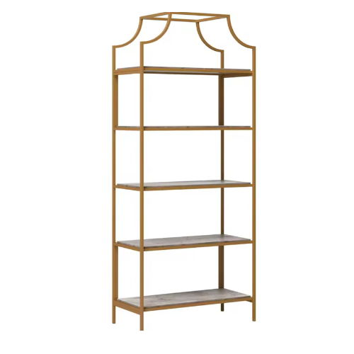 Gold Bar Back Shelf/Bookcase
