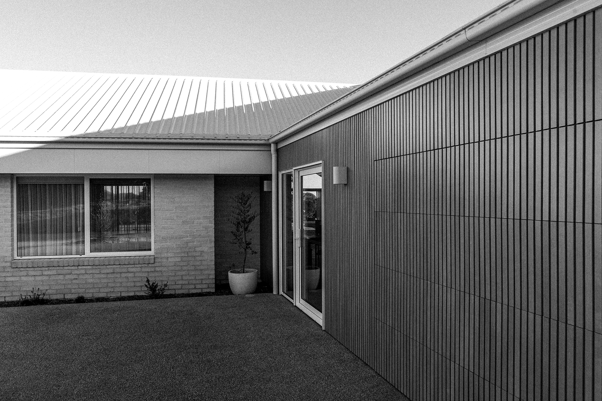 Home exterior with front door