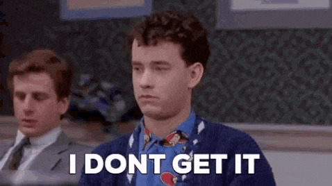 Reaction to being confused gif