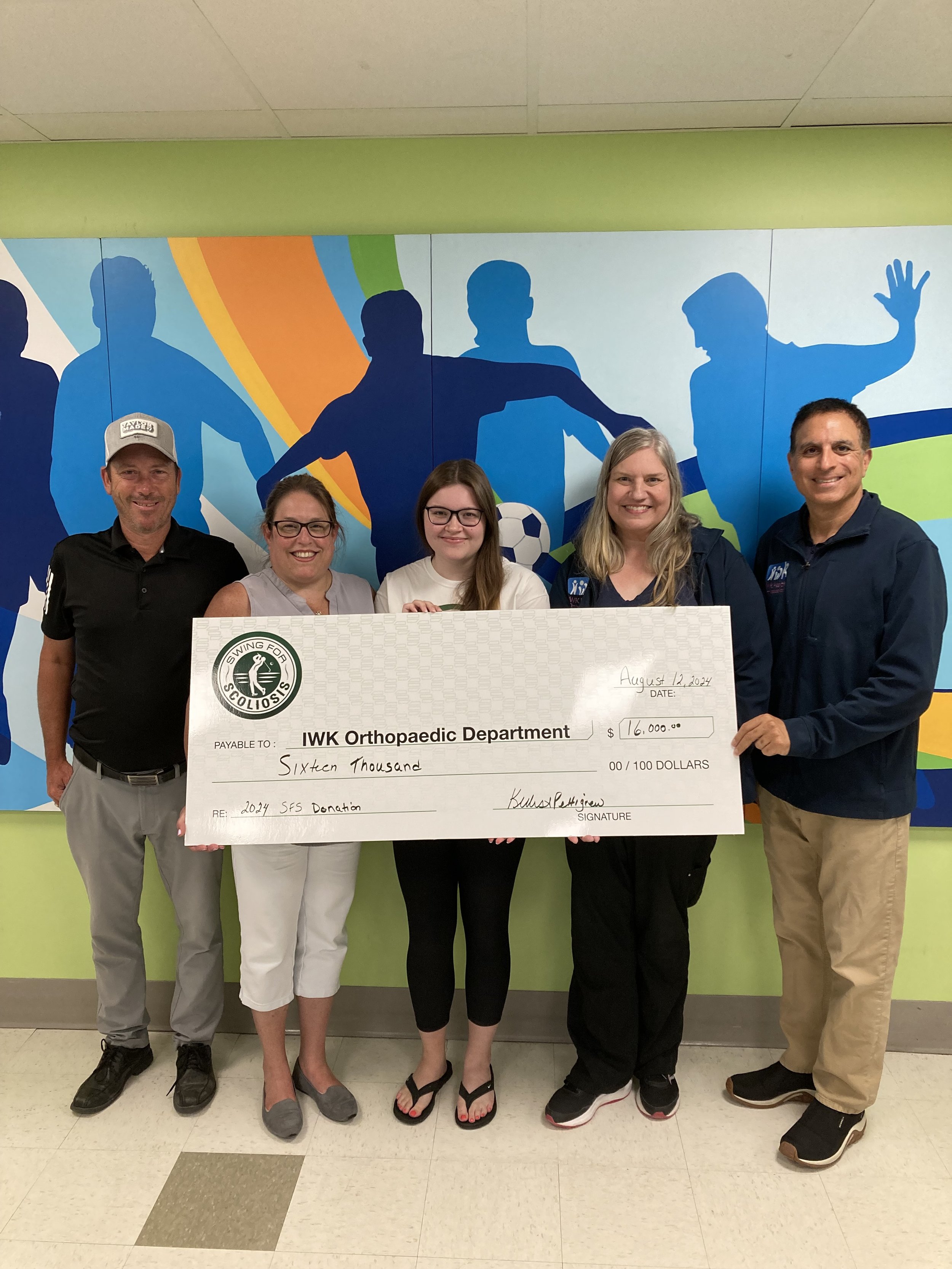 Swing for Scoliosis Raises $16,000 at Second Annual Charity Golf Tournament