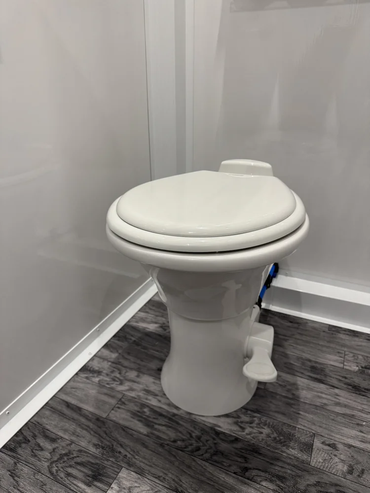 China Toilet — Ingram Restroom Rentals luxury restroom trailer