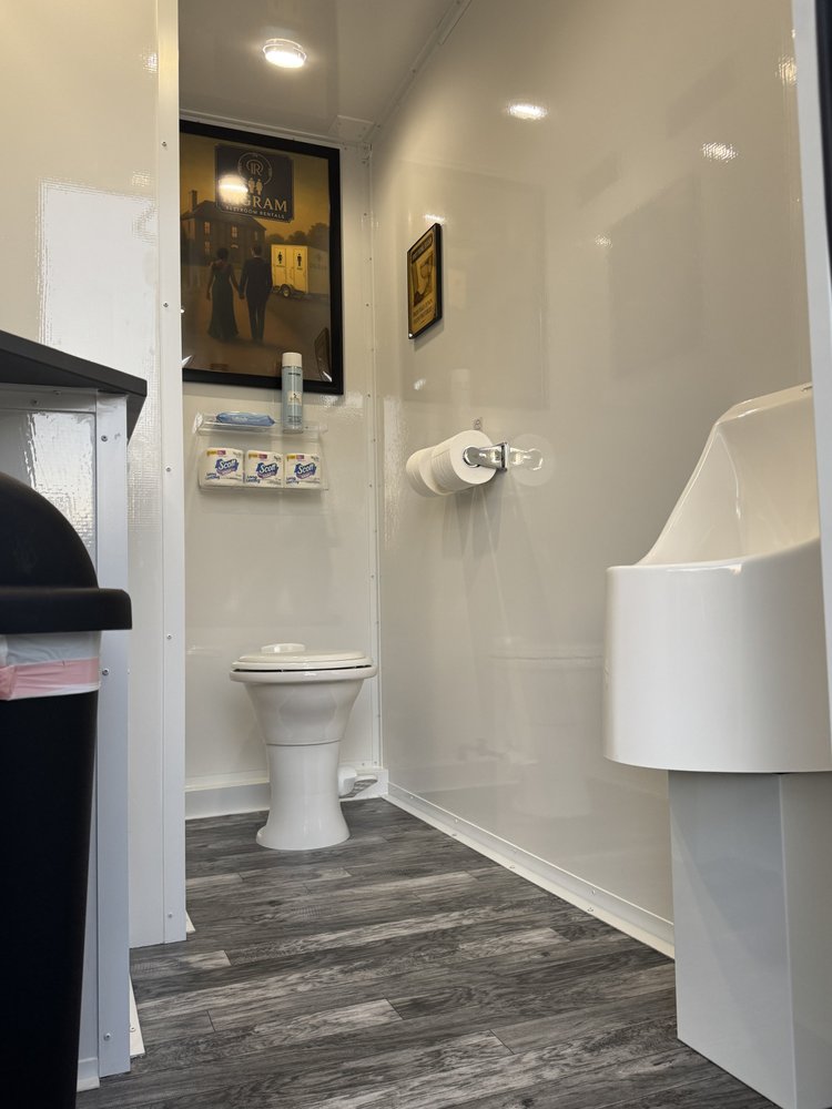 Men's Suite — Ingram Restroom Rentals luxury restroom trailer