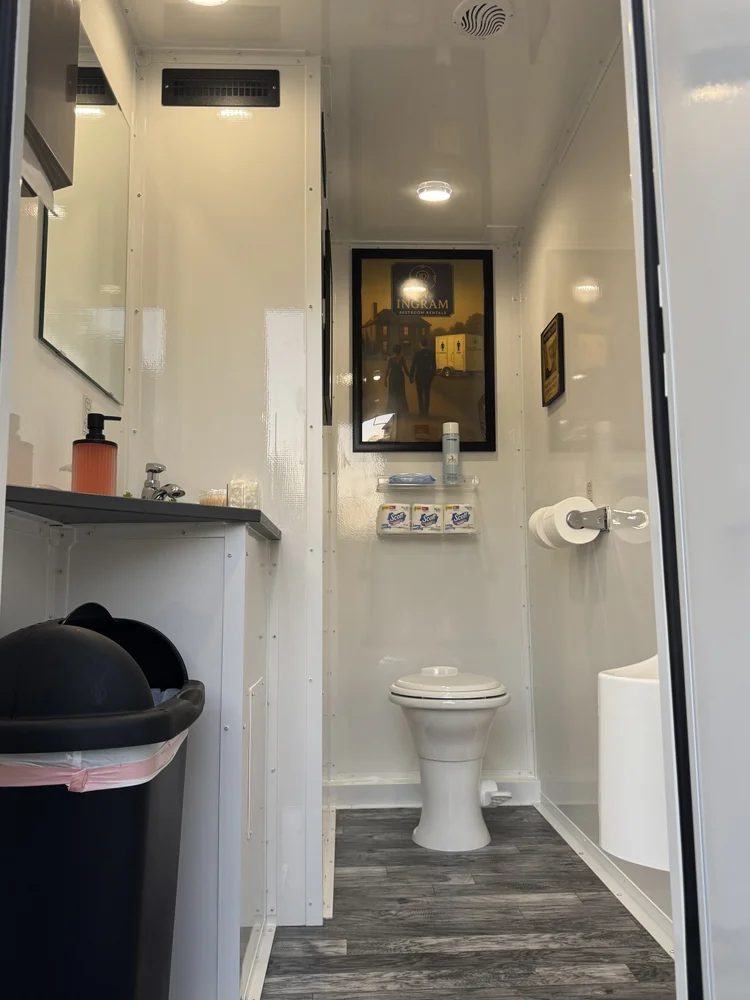 Men's Suite — Ingram Restroom Rentals luxury restroom trailer