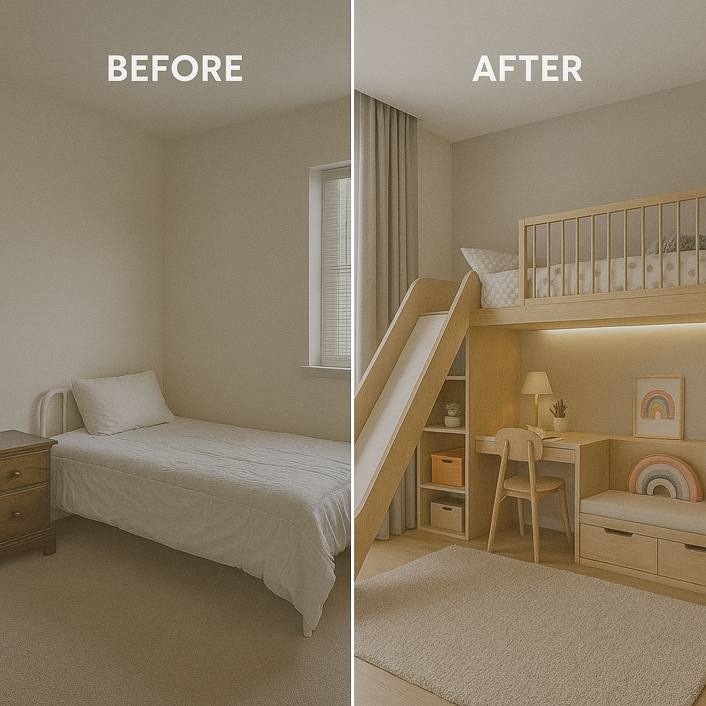 From Cluttered to Stunning: How Smart Space Optimization Changes Small Kids Rooms
