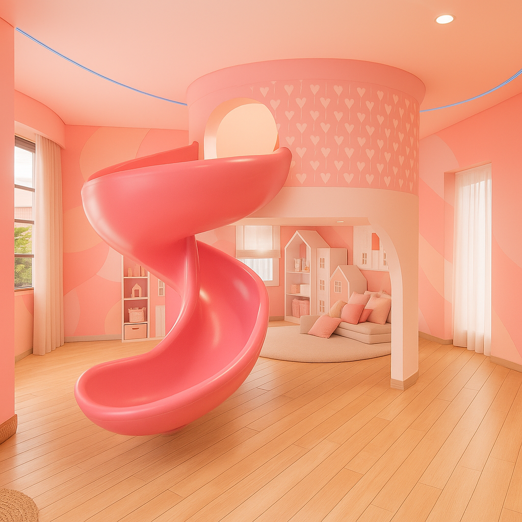 Pink & Ivory Princess Room