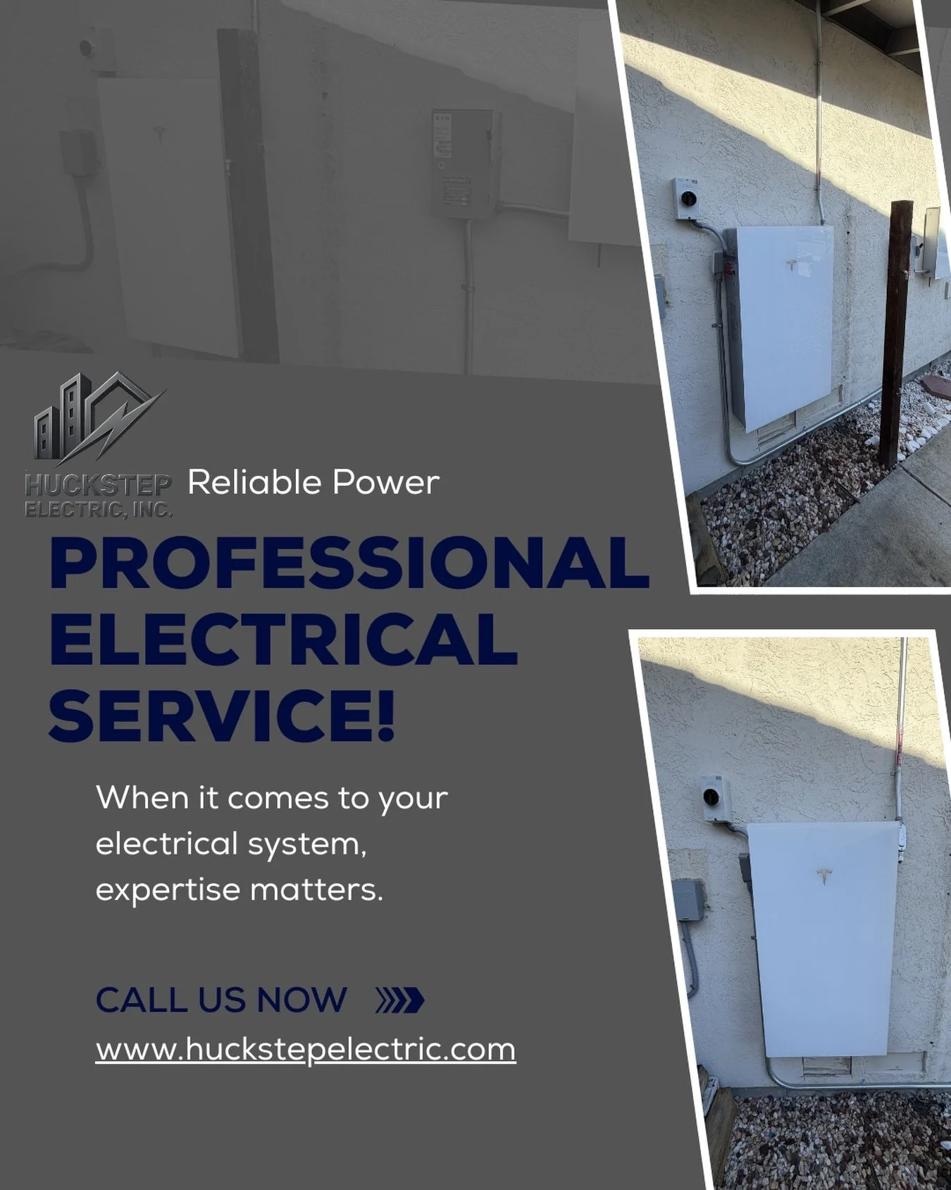 Tesla battery installation finalized and ready for service.