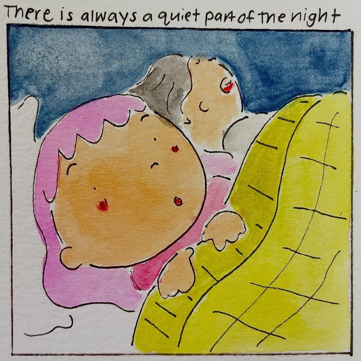 They leave me with about 1/4 of the bed ..

This comic is available on my sh🌀p! ⭐️ along with other comic prints, custom comic commissions, comic club info and more! 💌

#comic #cat #cats #illustration #drawing