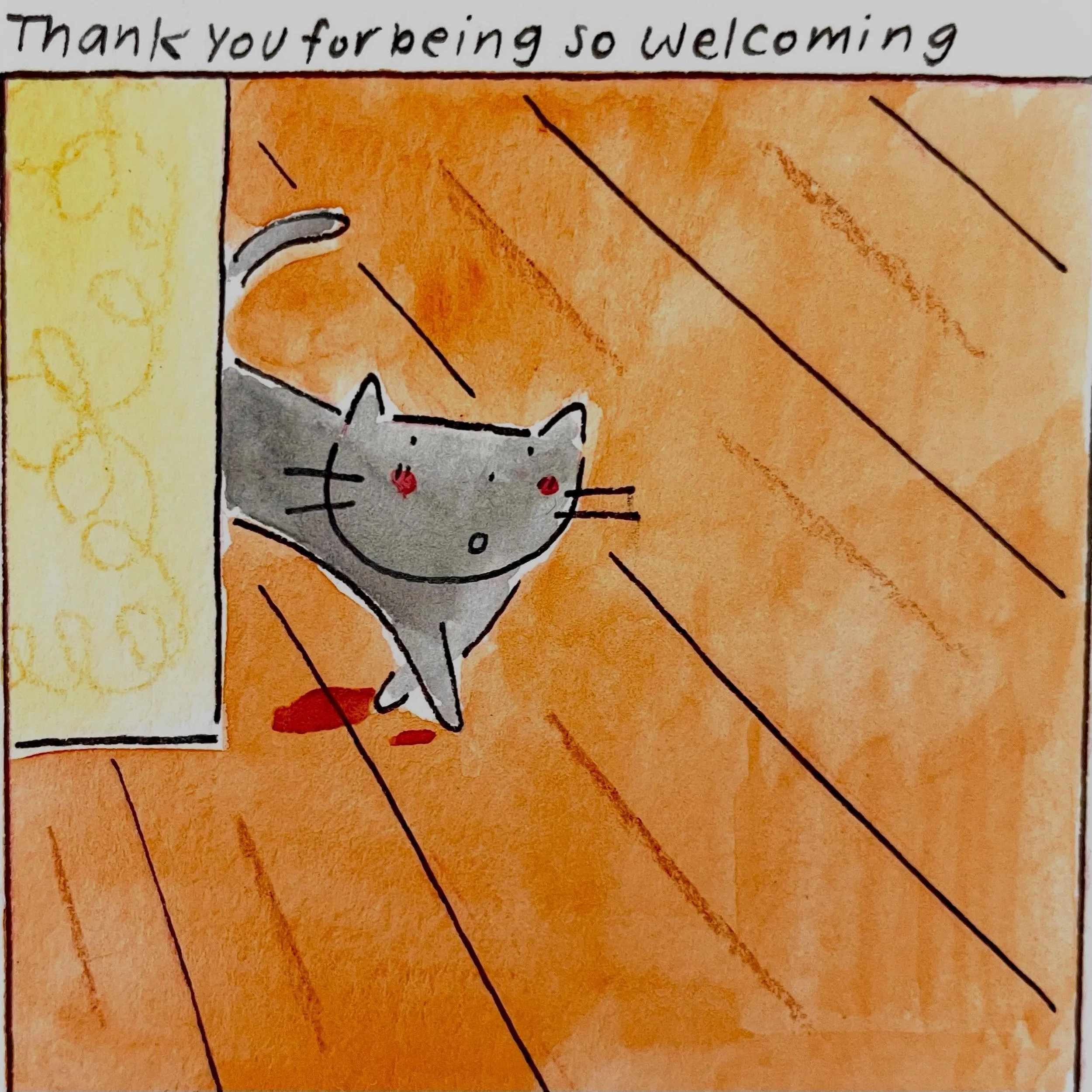 shoutout to all the friendly cats 

this comic is avail as a print on my sh🌀p! along with other comic prints, comic club and custom comic commissions ^_^ ⭐️

#comic #cat #illustration #fyp #cattok