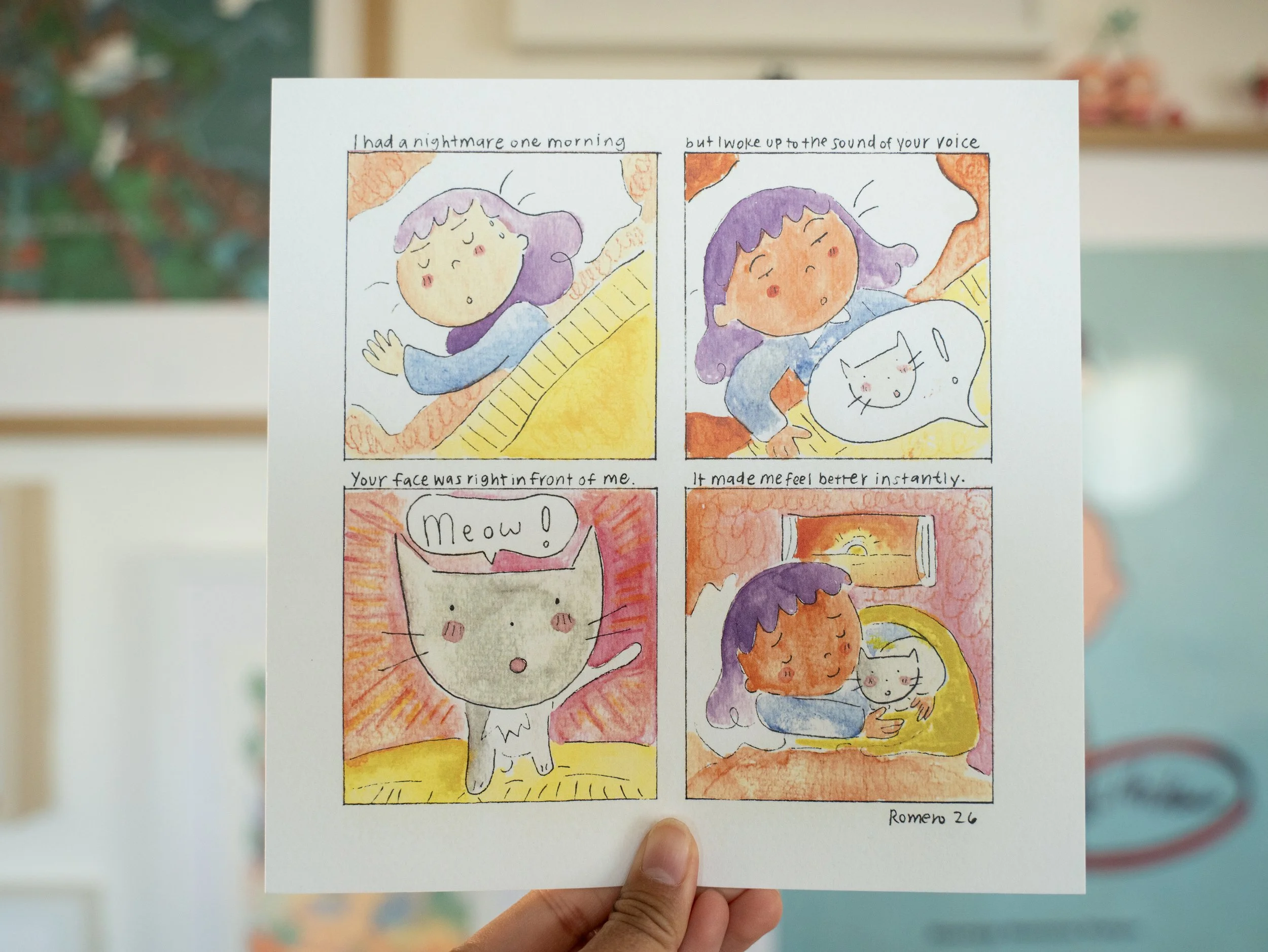 'letters to my cat: nightmare' Print