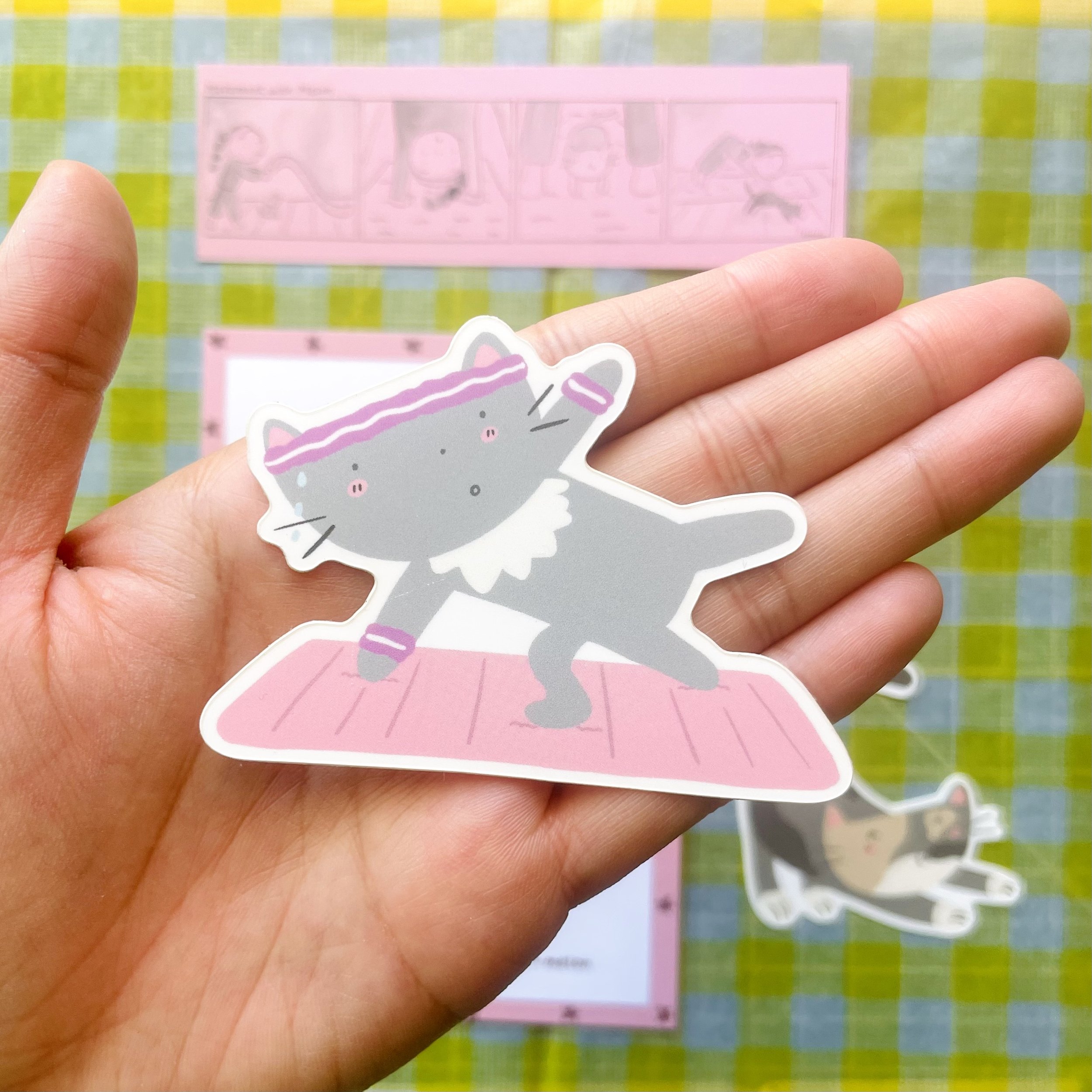 june exclusive sticker: melon workout