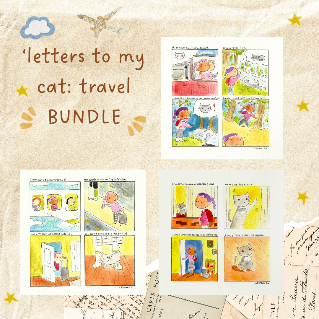 'letters to my cat' Travel Comics Bundle